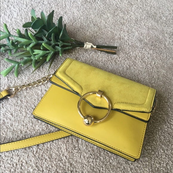 NWOT Topshop Yellow crossbody 💛💛💛 - Picture 1 of 8